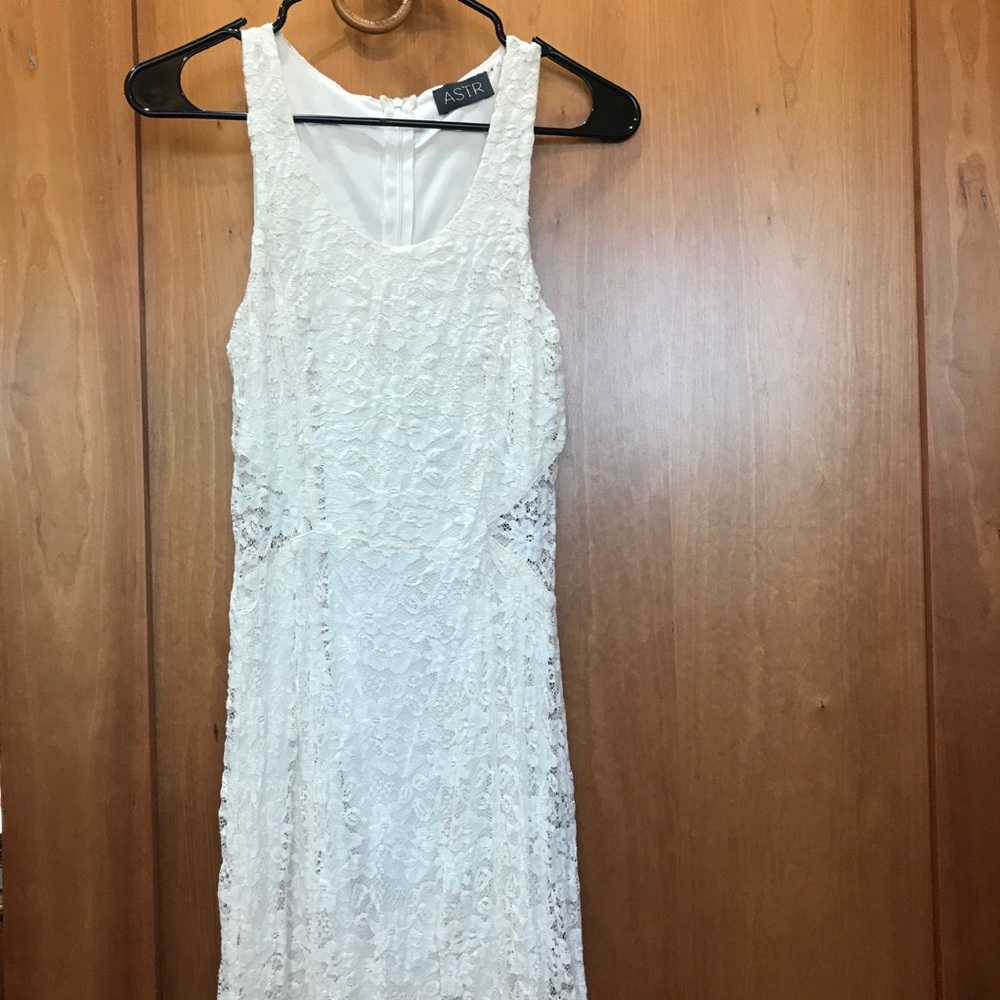 ASTR floral lace dress